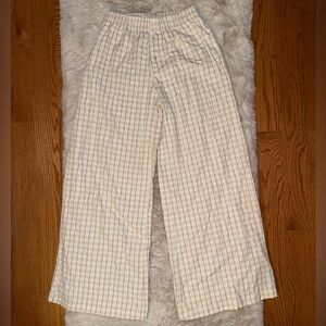 Striped Wide-Leg Pants